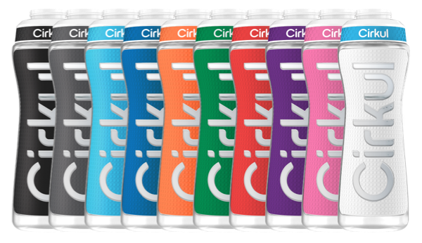 22oz. Grip Squeeze Plastic Bottle & Sport Lid W8